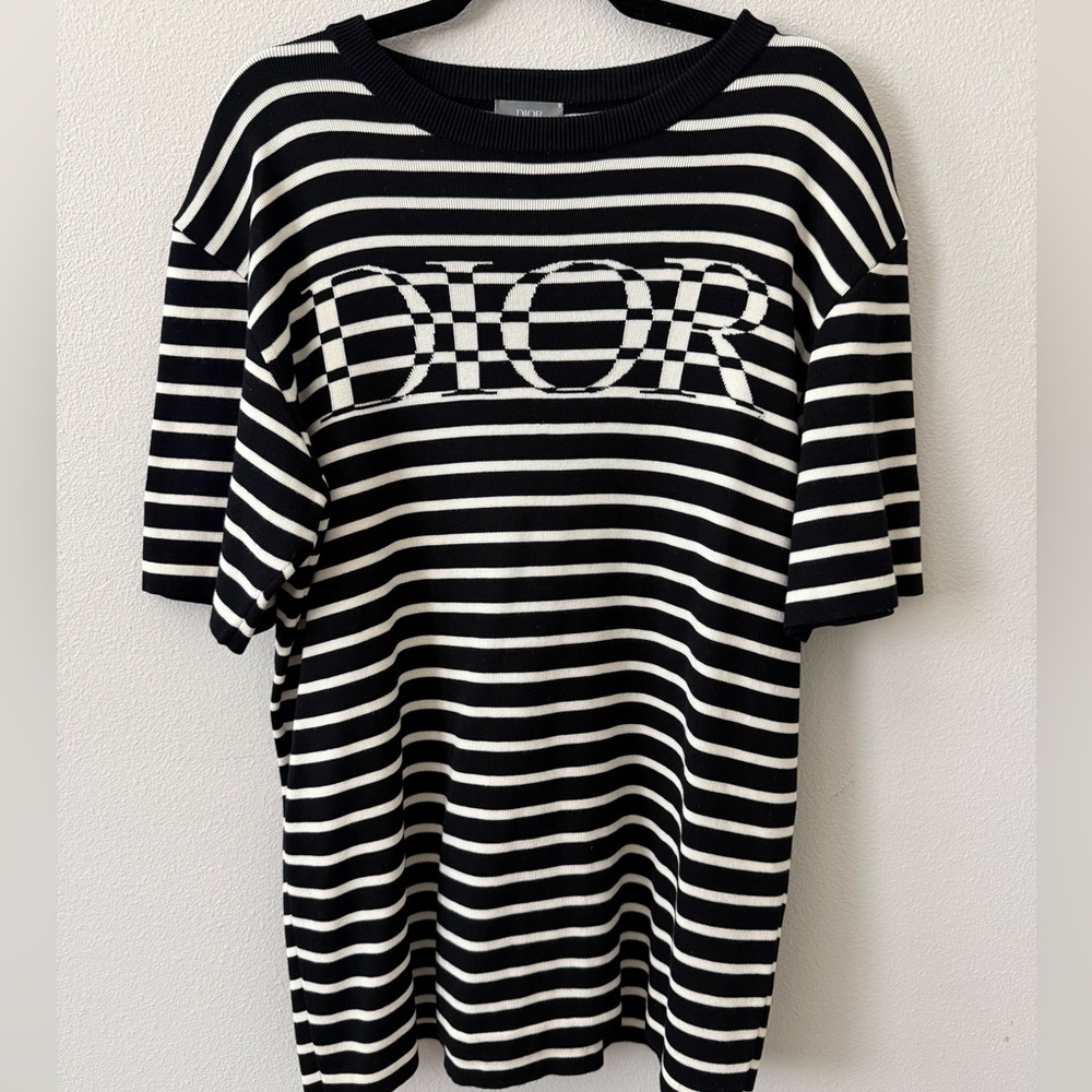 Dior Oversized Striped T-Shirt